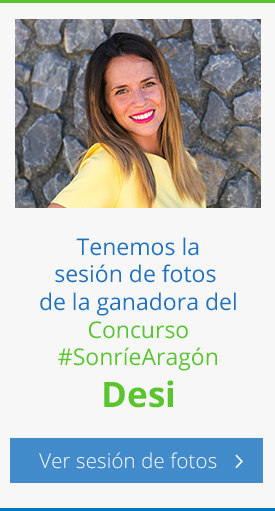 Ganadora del concurso Sonríe Aragón