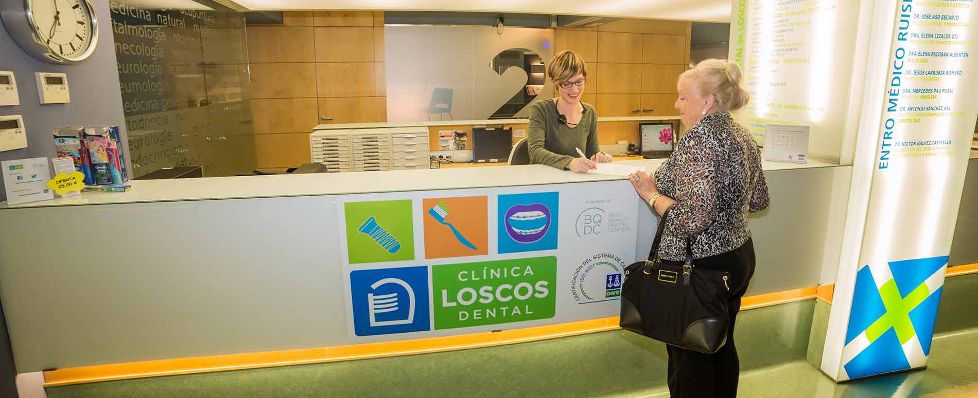 Atención al cliente Dental Loscos